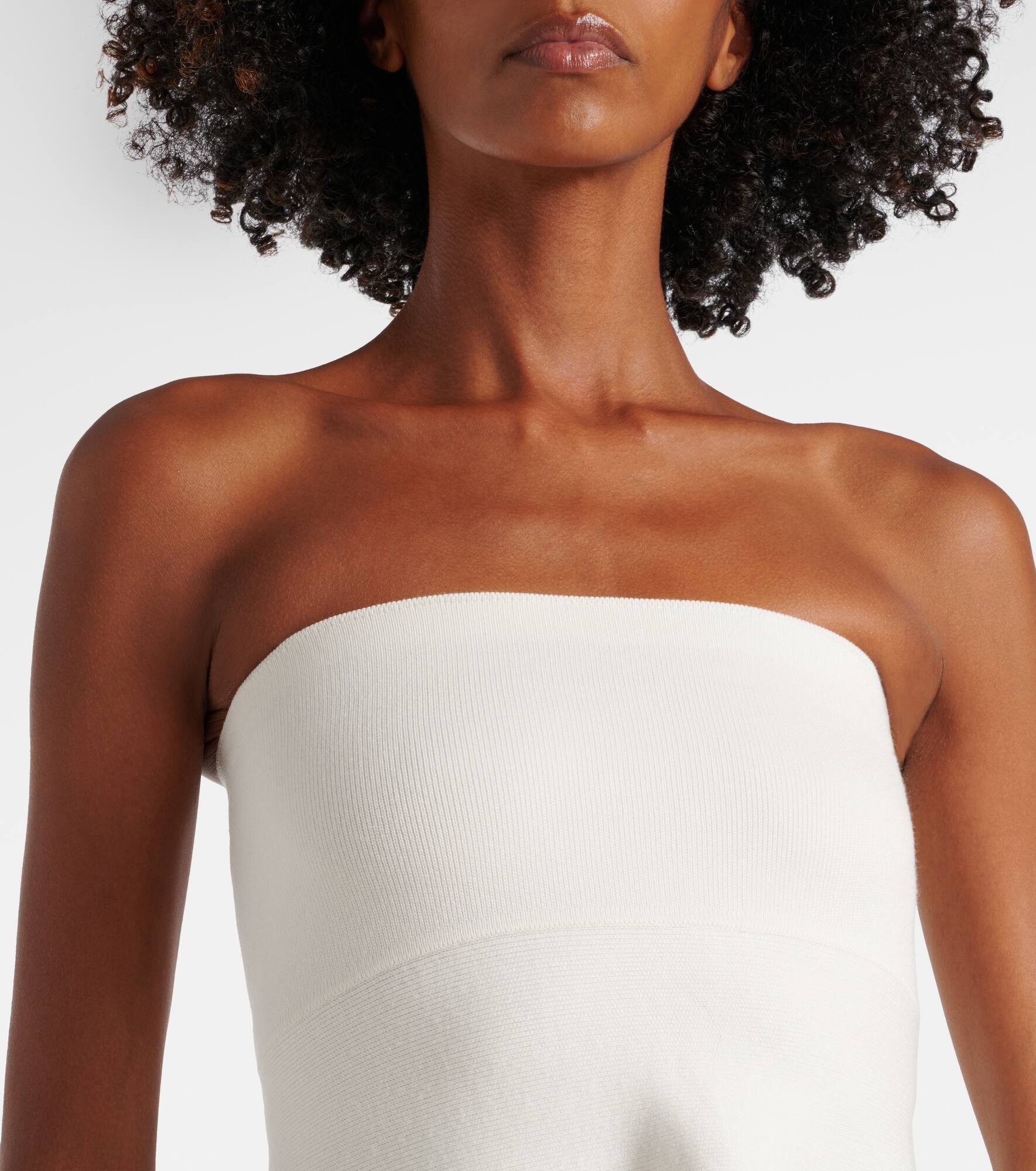 Agathe knitted peplum top - 4