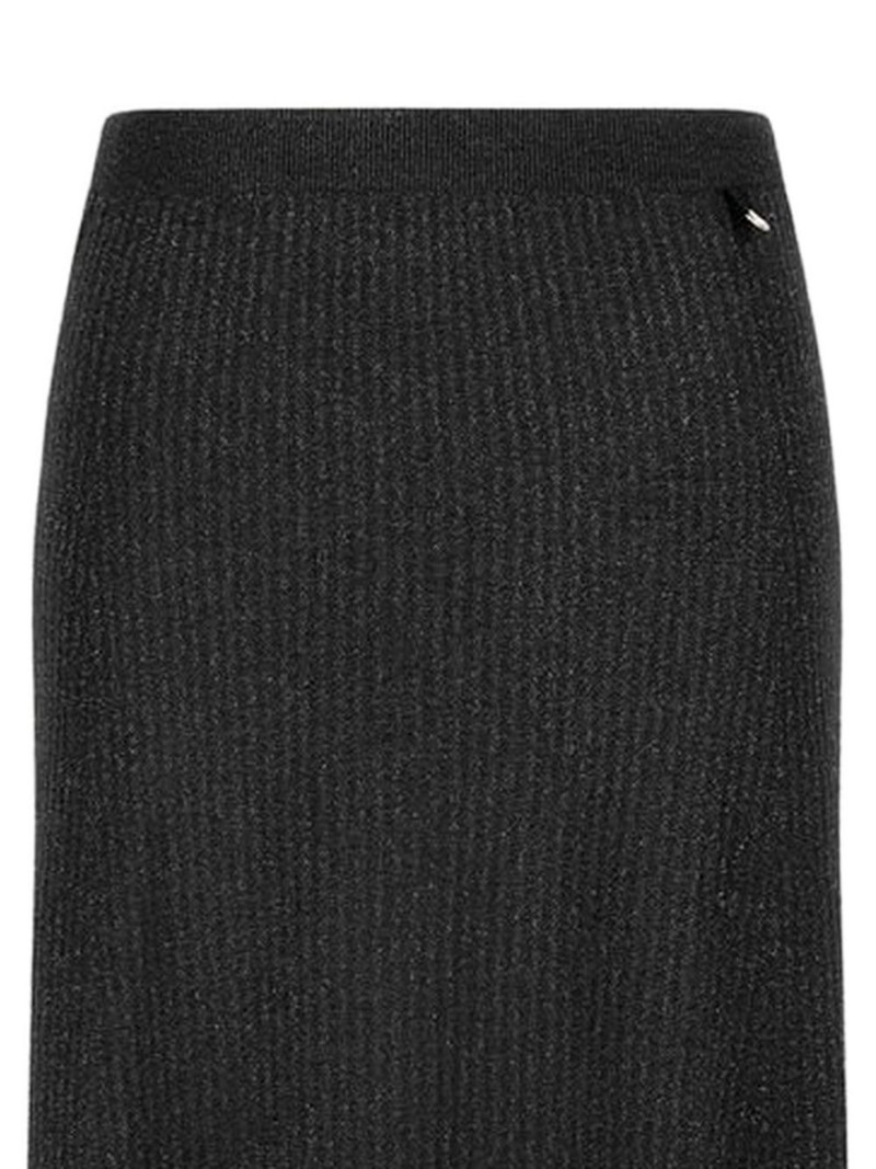 Herno ribbed midi skirt outlook