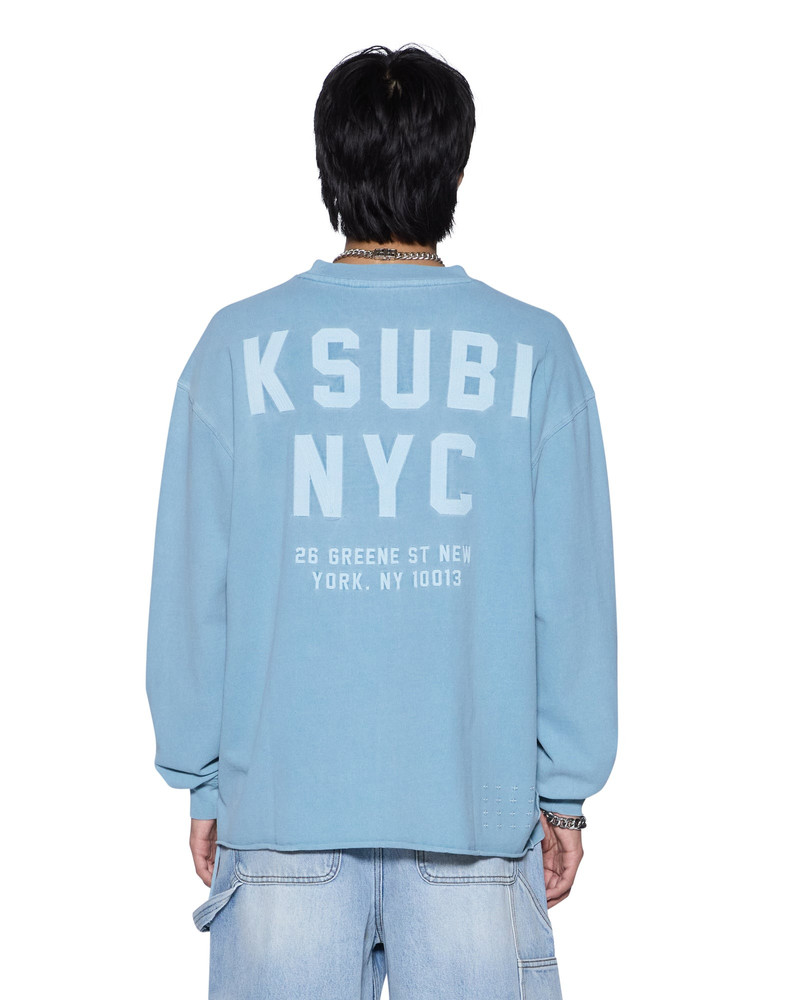 K-LOCK EKCESS LS TEE SUMMER BLUE 1