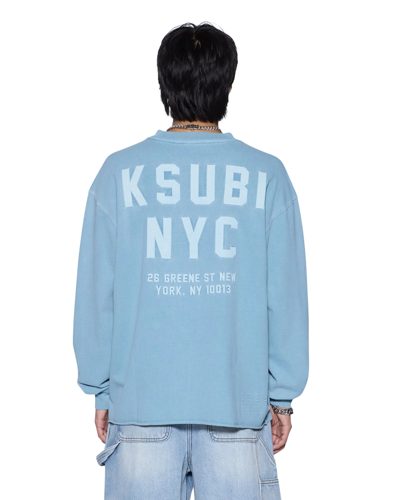 K-LOCK EKCESS LS TEE SUMMER BLUE - 1