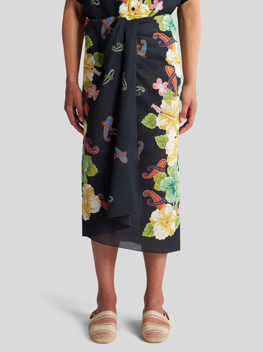 PRINTED COTTON PAREO - 2