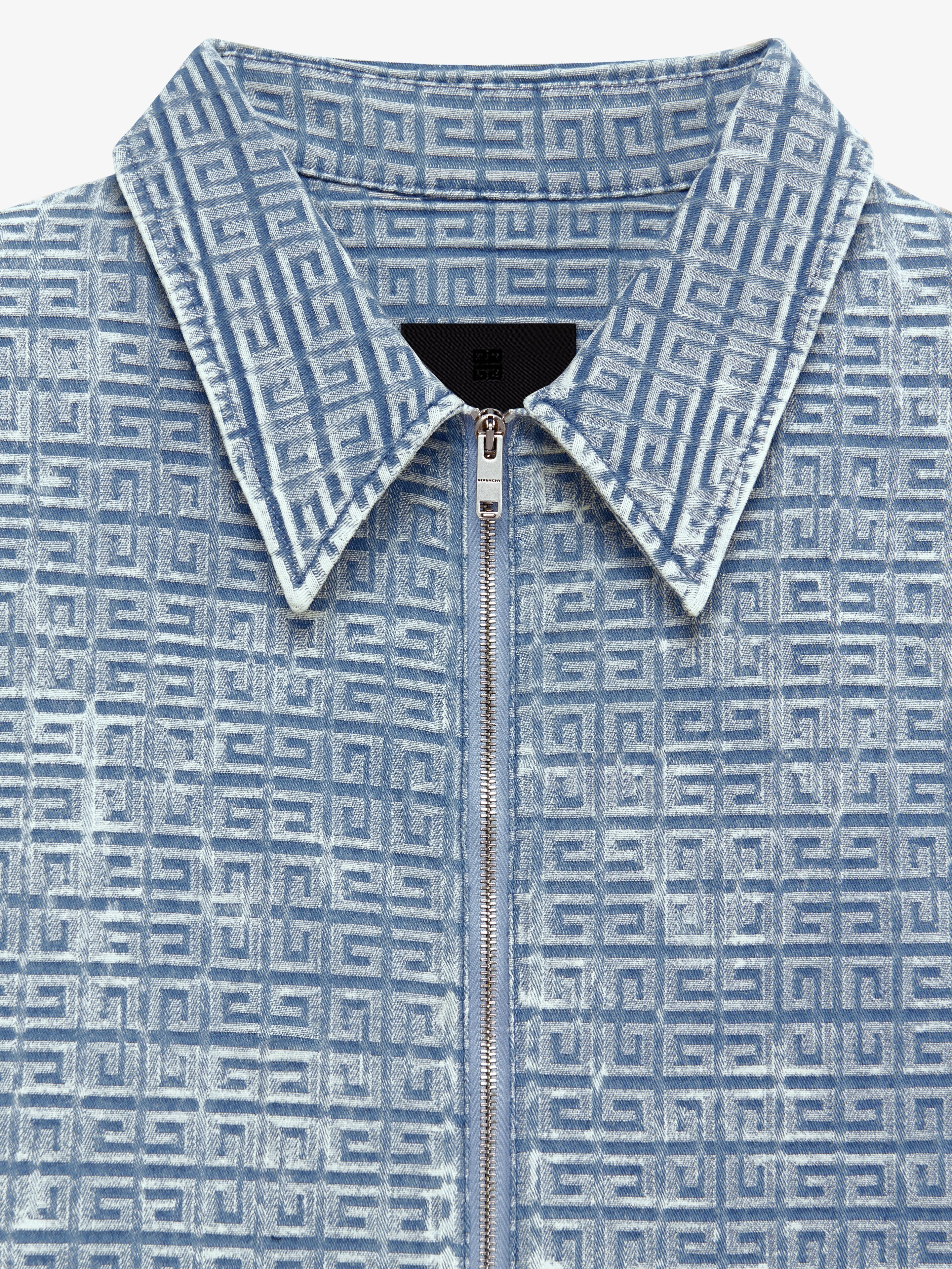 SHIRT IN 4G BLEACHED DENIM - 5