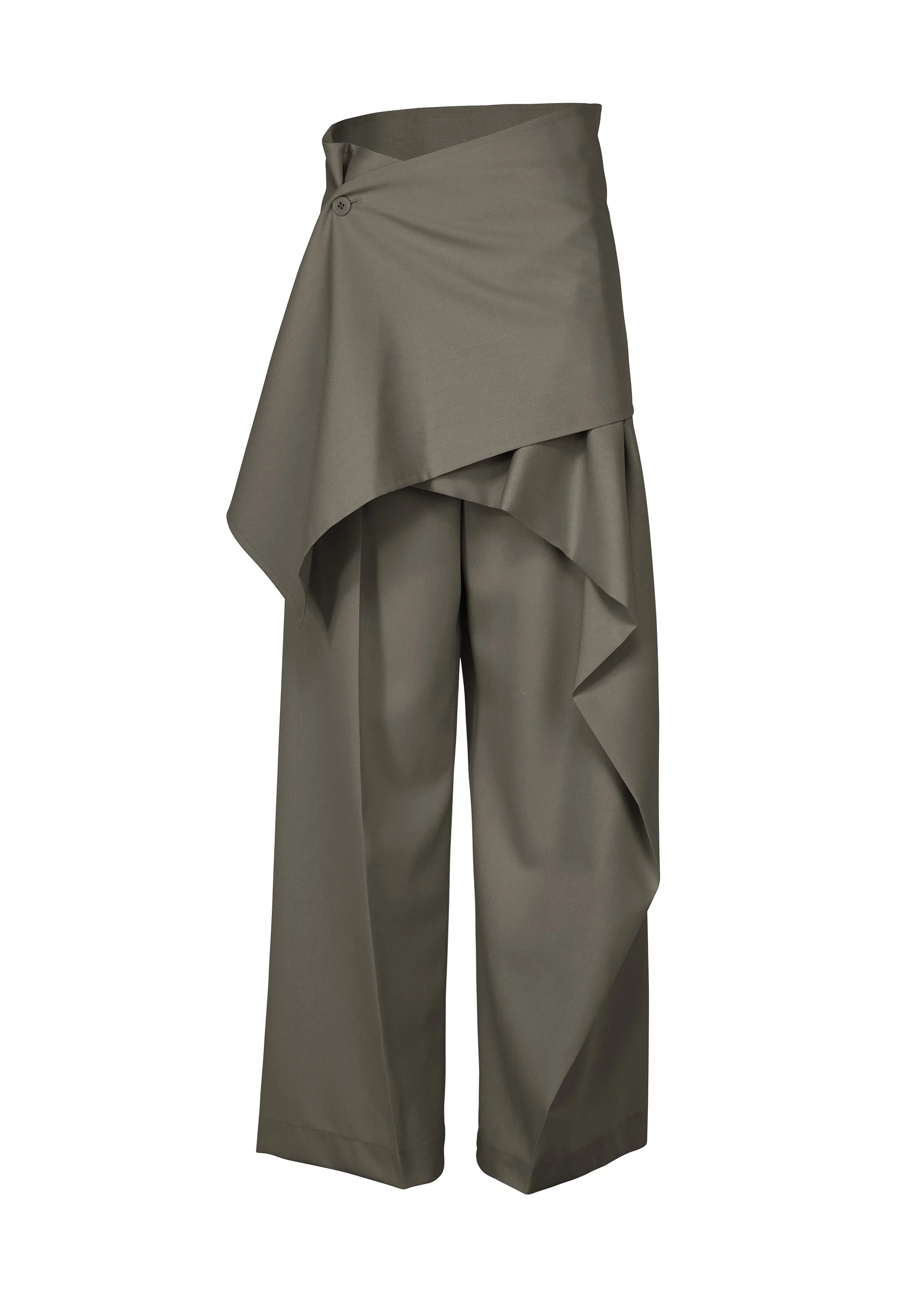 LUSTROUS WOOL PANTS - 1