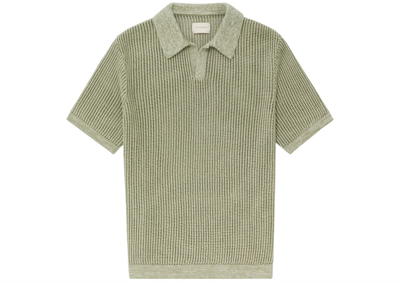 Aime Leon Dore Mesh Knit Polo (SS23) Green - 1