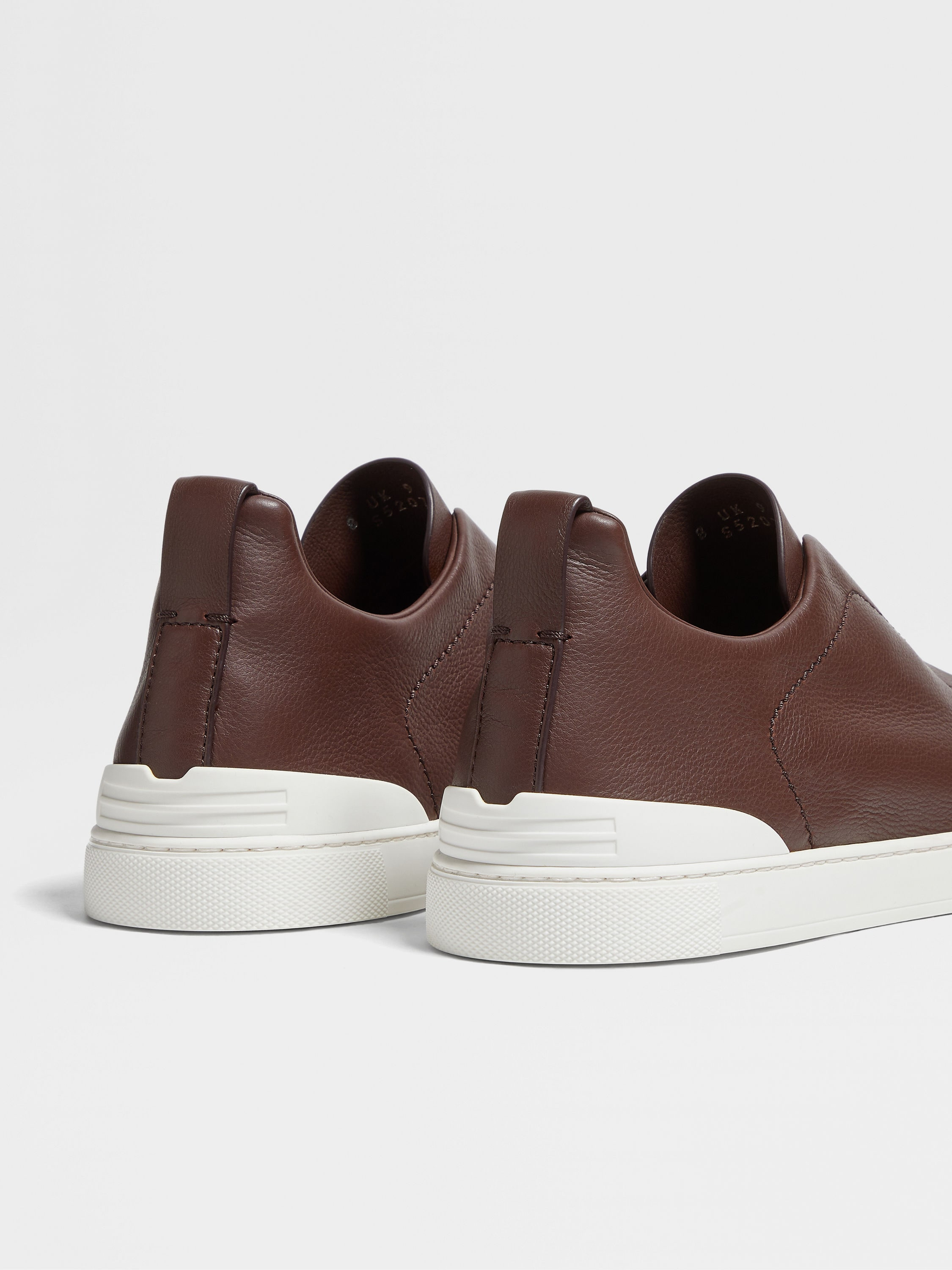 REDDISH BROWN TRIPLE STITCH™ SECONDSKIN SNEAKERS - 2