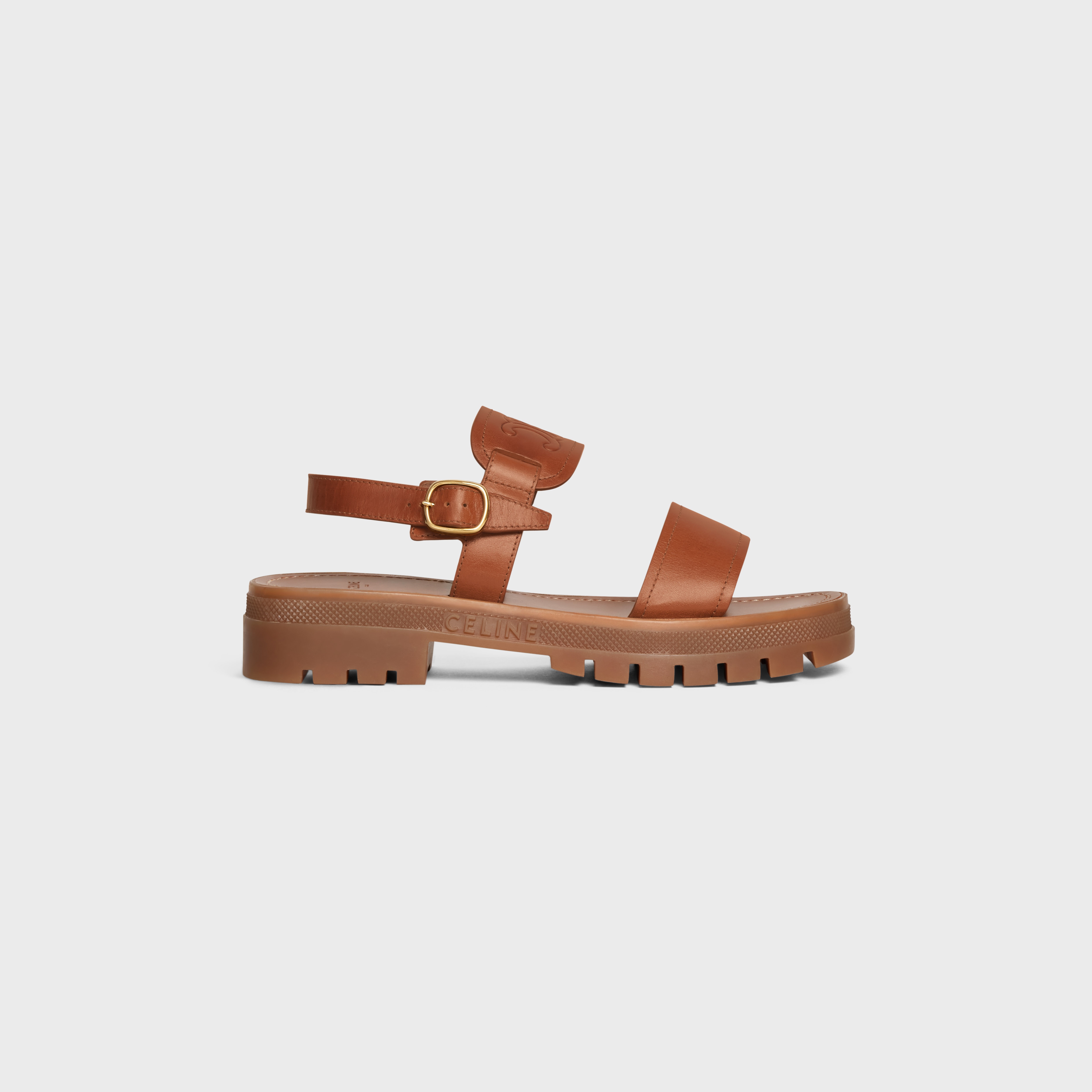 CLEA TRIOMPHE SANDAL in CALFSKIN - VEGETAL TANNING - 1