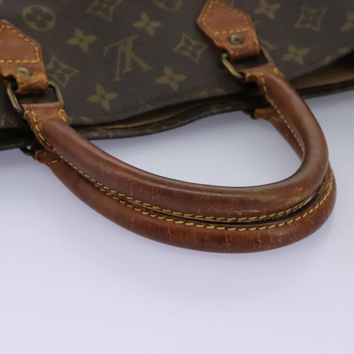 LOUIS VUITTON Monogram Sac Plat Hand Bag M51140 - 7