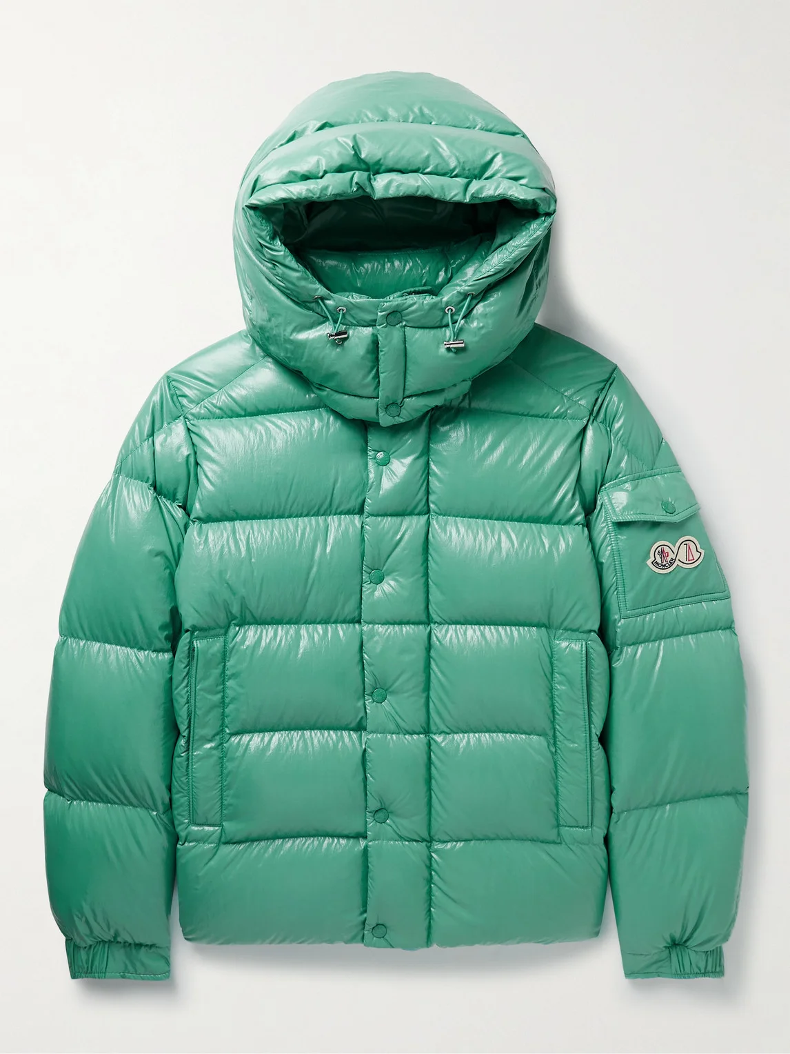 Moncler Maya 70 Logo-Appliquéd Quilted Shell Hooded Down Jacket - 1