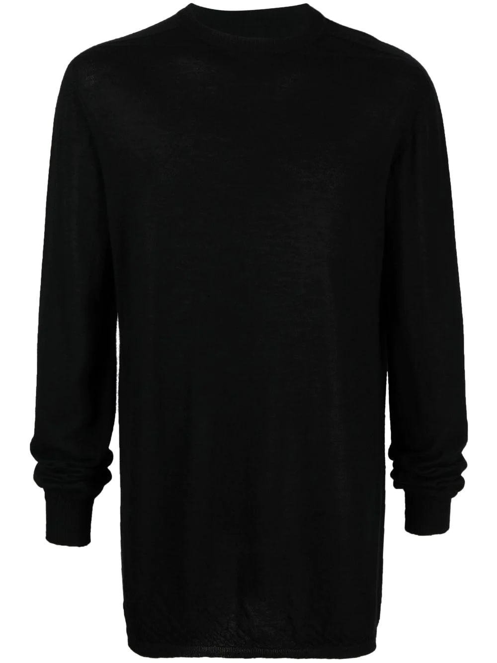 oversized-cut round-neck jumper - 1