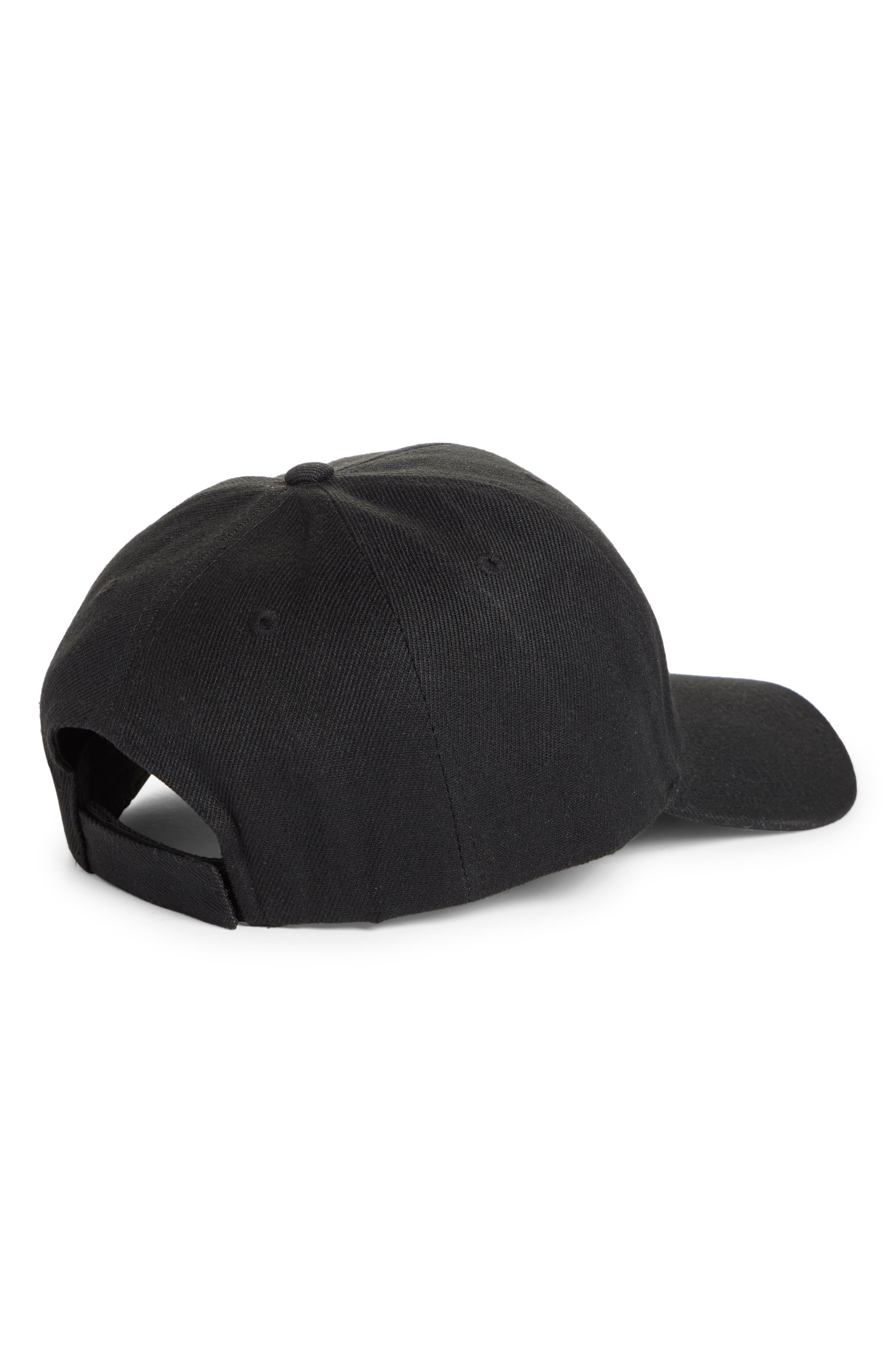 R13 Embroidered Logo Baseball Cap in Black at Nordstrom - 2