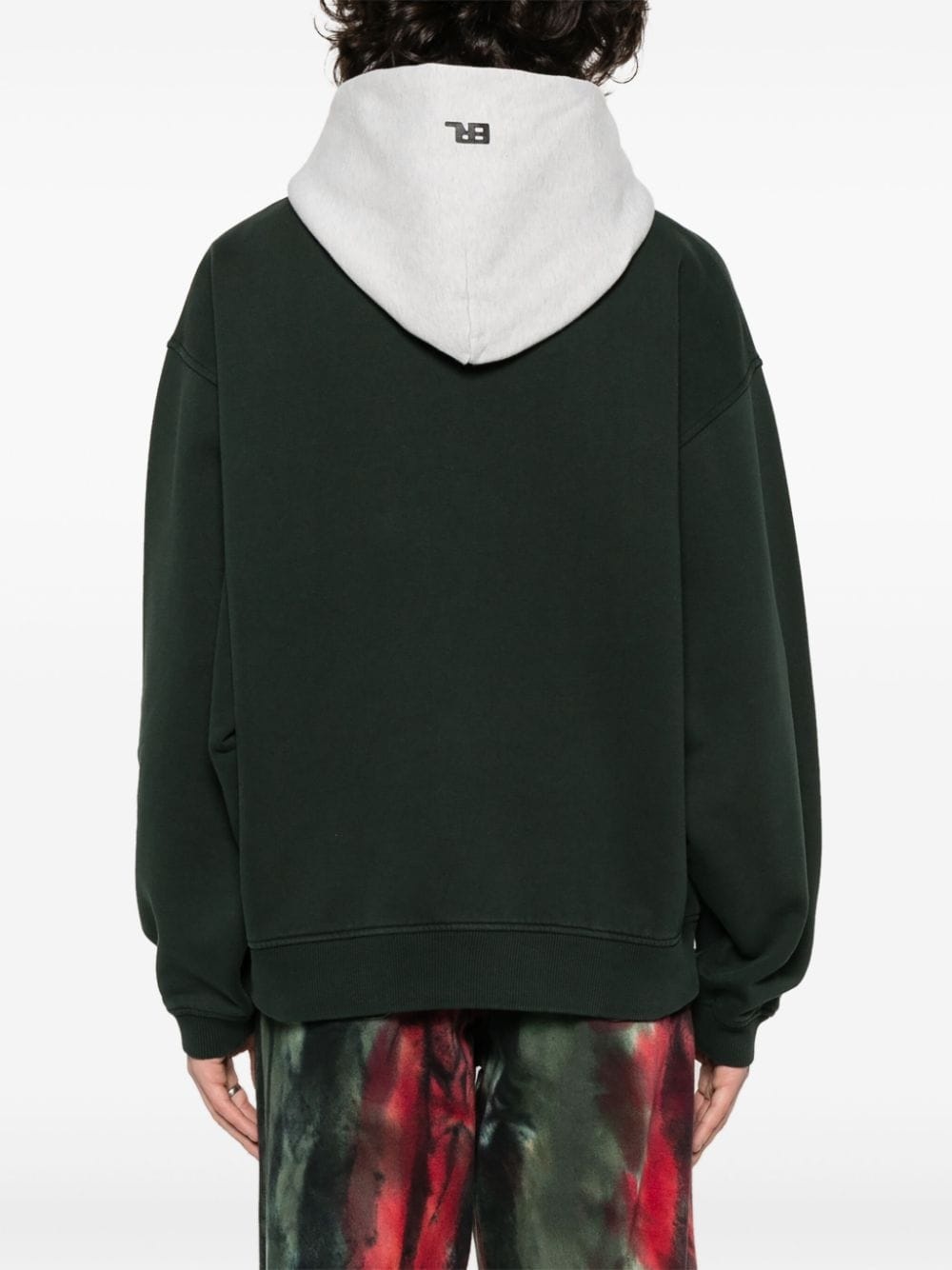 text-print hoodie - 4