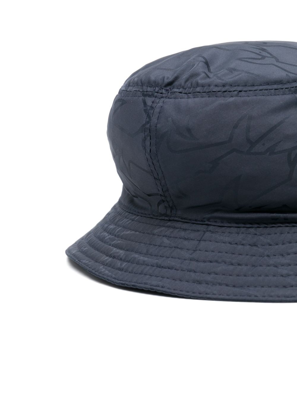 logo-jacquard bucket hat - 2
