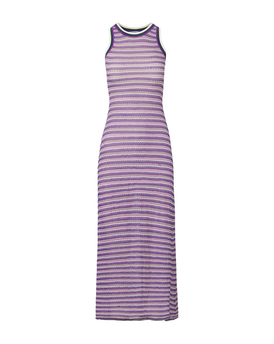 SIVAN STRIPED KNIT DRESS - 1