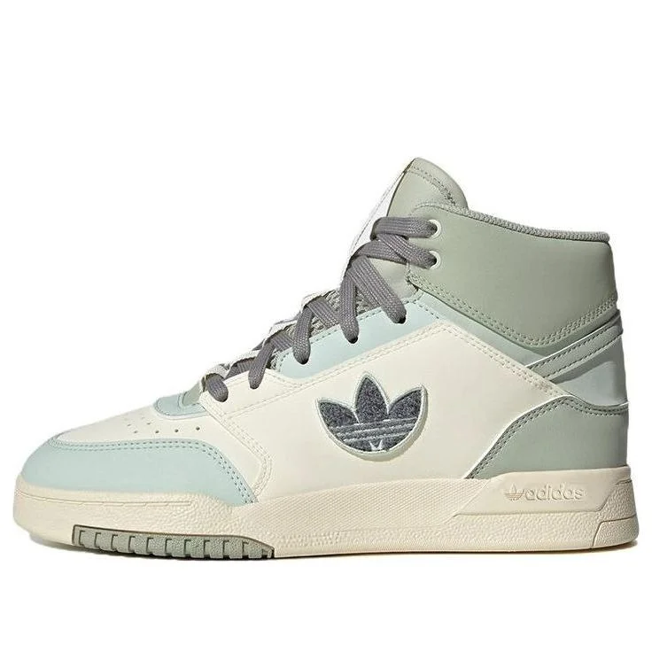 (WMNS) adidas originals Drop Step XL 'White Light Green Dark Green' HQ6948 - 1