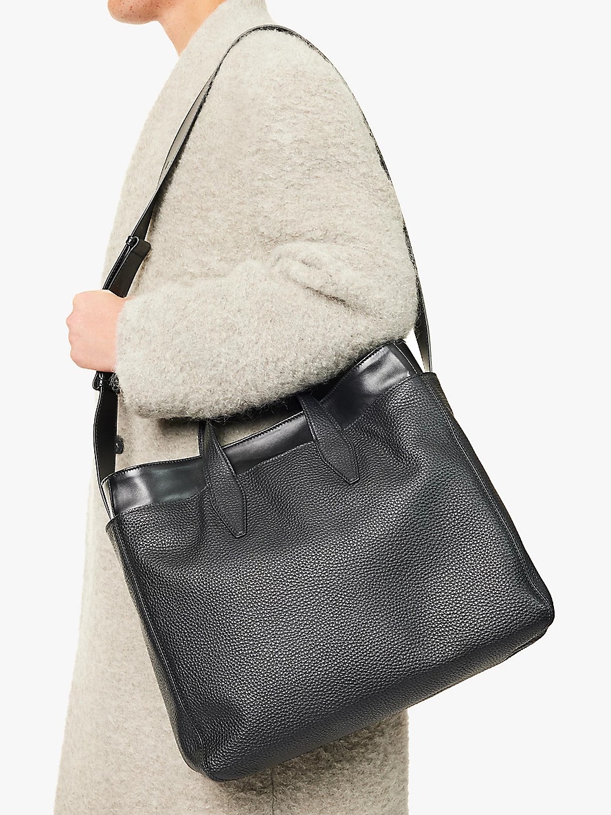 機能的でエレガント【Dries Van Noten】ダブルレイヤードバッグ DRIES VAN NOTEN】FW24 ダブル レイヤード バッグ 送料関税込