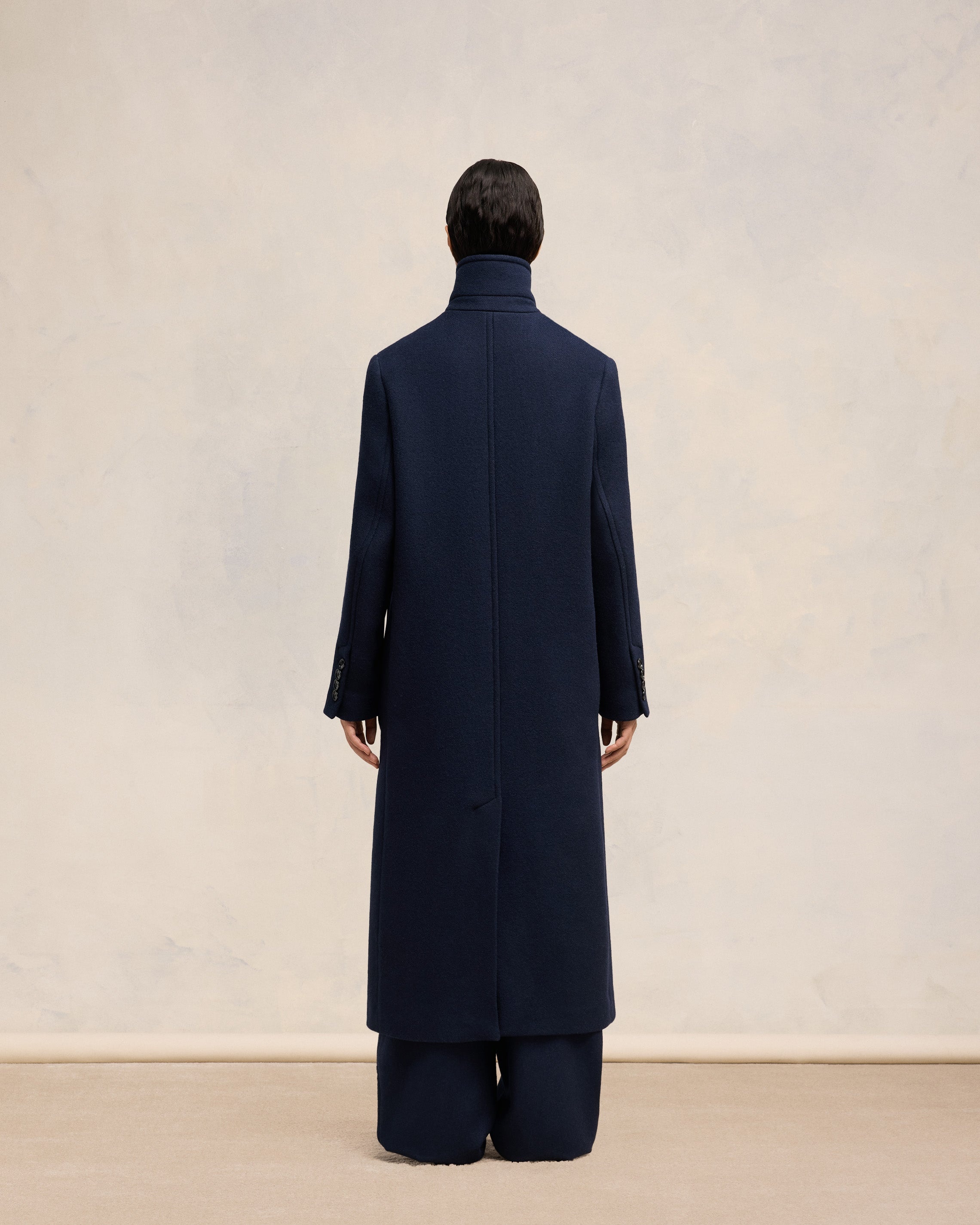 HIGH COLLAR COAT - 5
