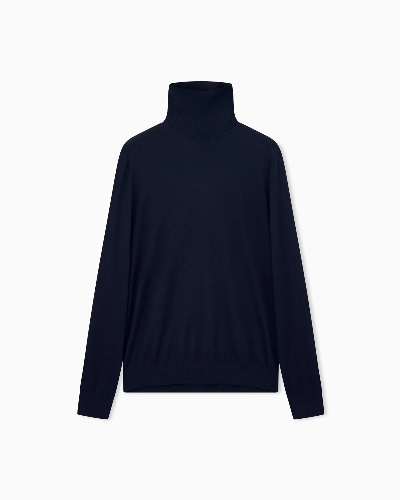 SWEATER REGULAR FIT PLAIN KNIT CASHMERE - 1