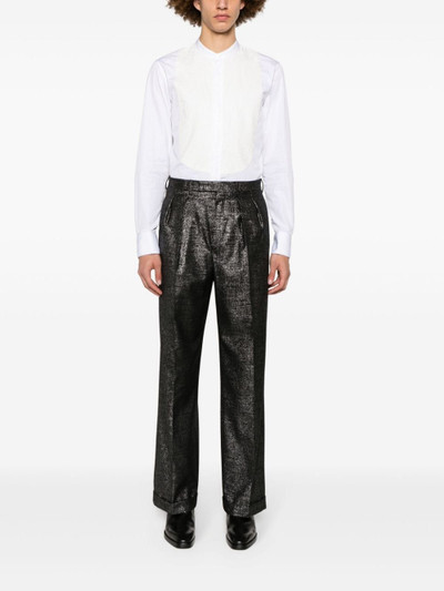 Dries Van Noten cotton tuxedo shirt outlook
