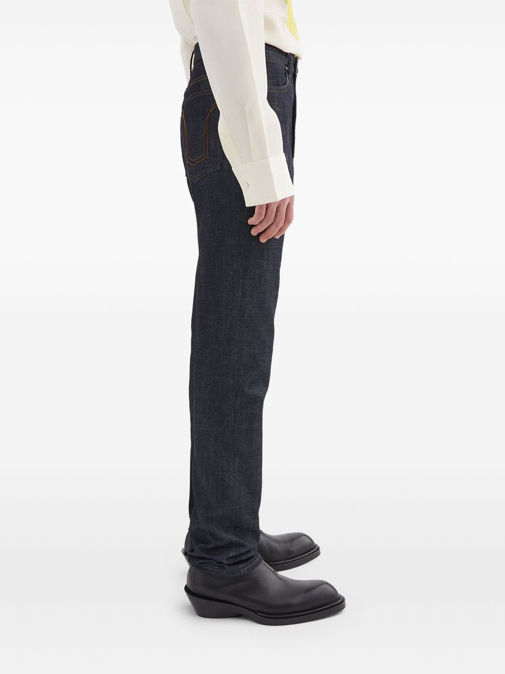 mid-rise slim-fit jeans - 3