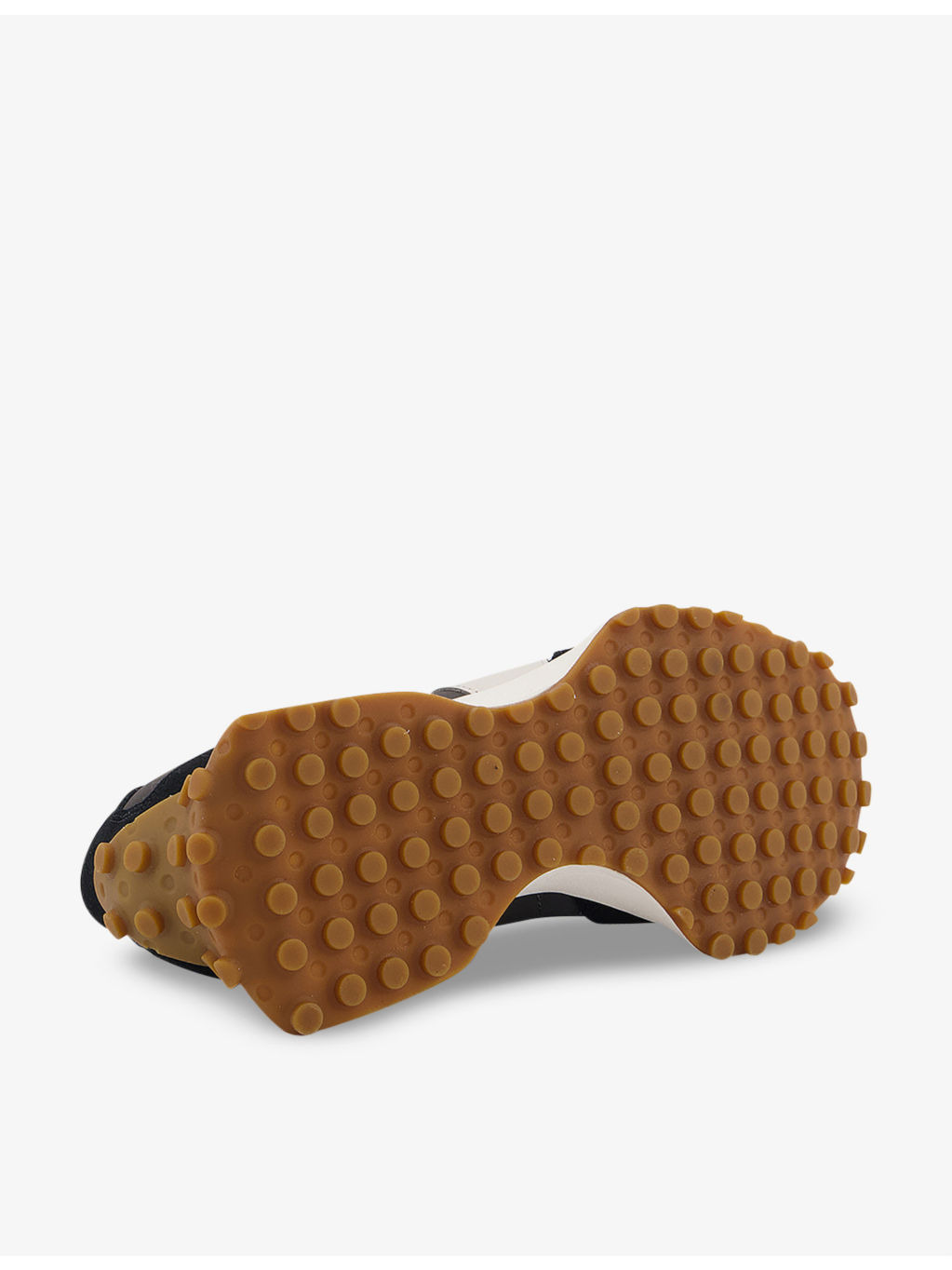 327 perforated leather and suede low-top trainers - 6