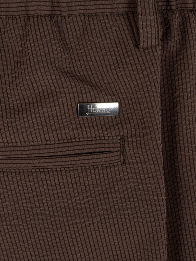drawstring textured trousers 3