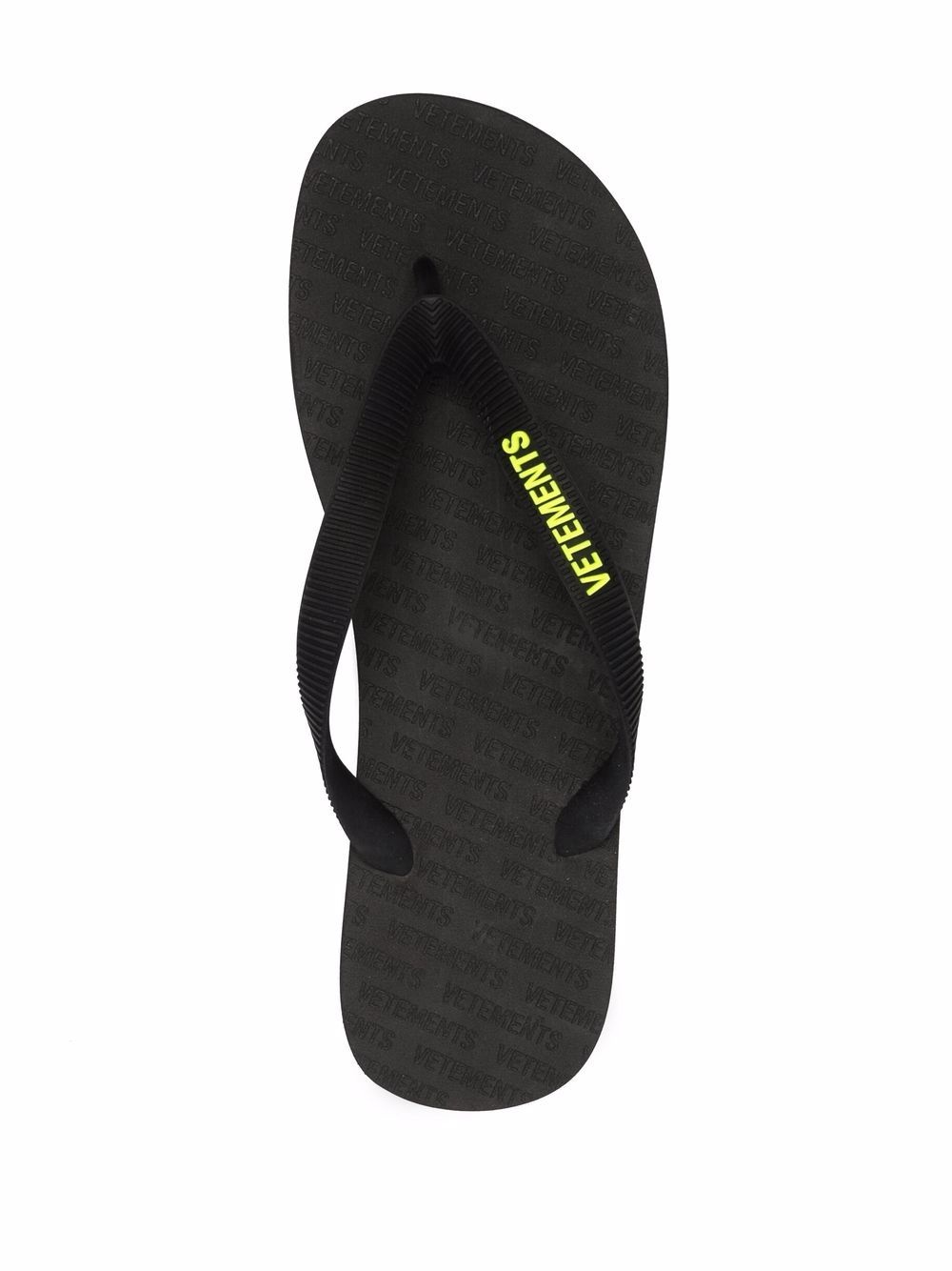 logo-print flip flops - 4