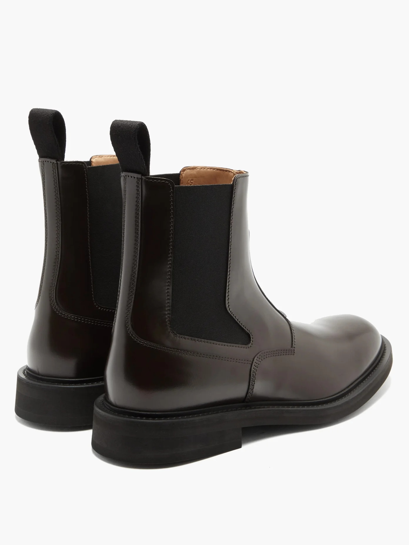 Leather Chelsea boots - 4