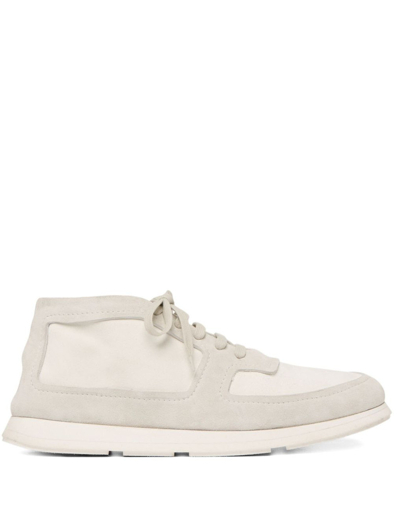 suede lace-up derby shoes 1