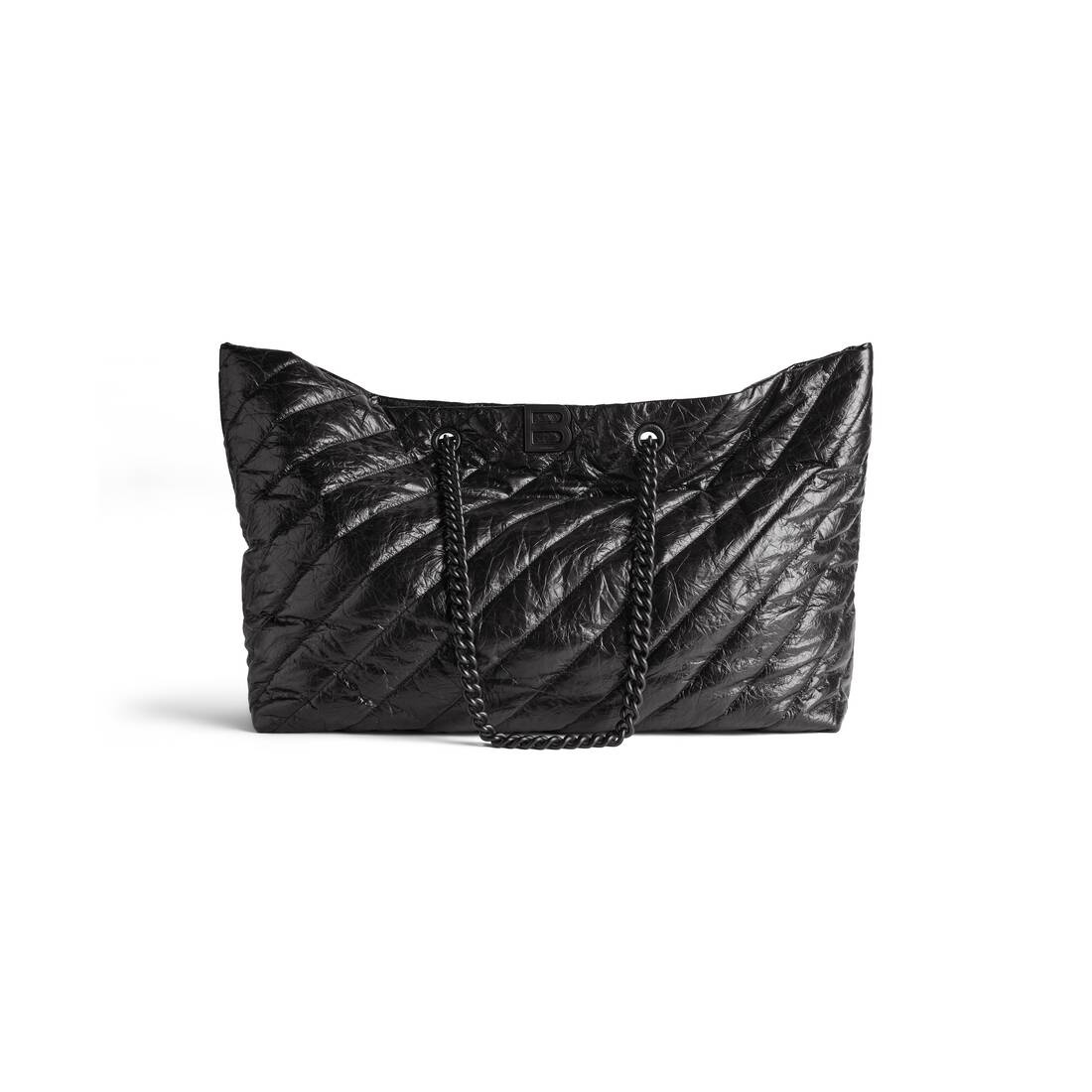 Women's Crush Large Carry All Tote Bag Quilted  in Black - 1