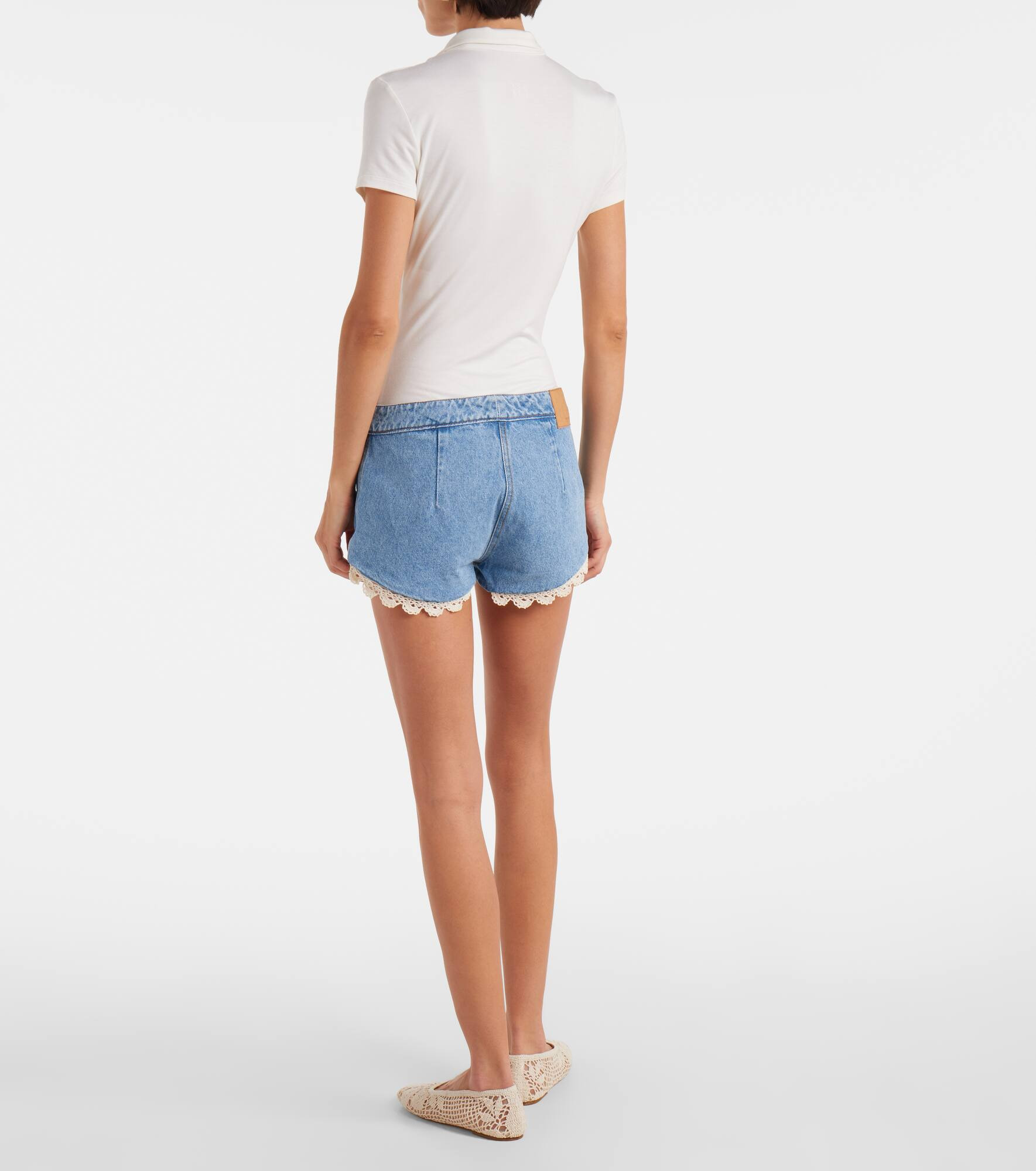 Denim shorts - 3