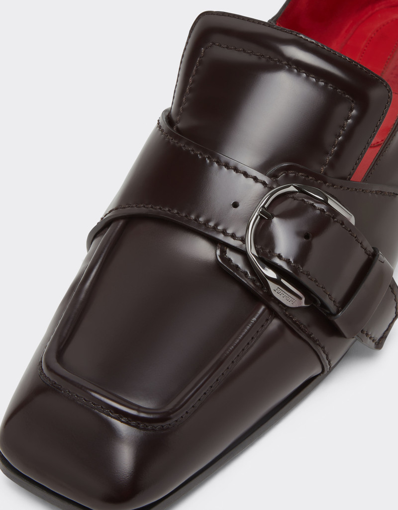 Brushed leather loafers 7
