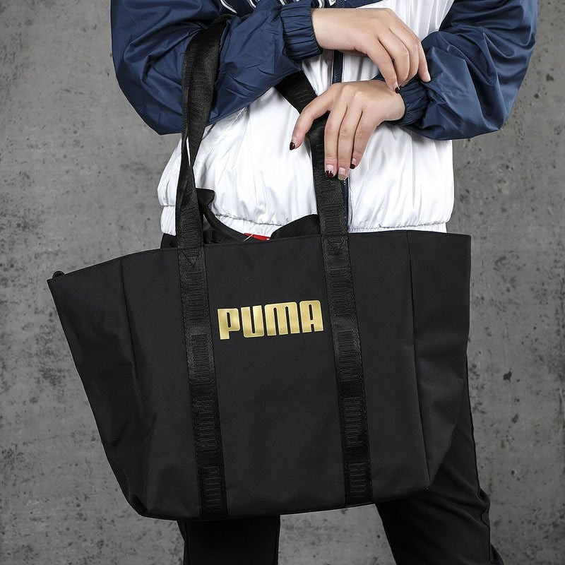 PUMA Core Base Large Shopper Bag 'Black Gold' 076947-01 5