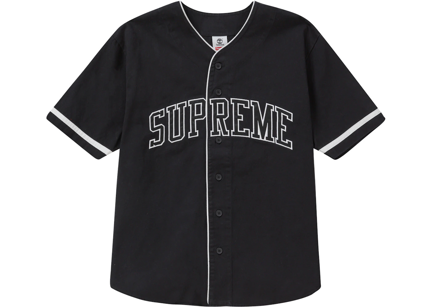 Supreme Timberland Baseball Jersey Black - 1