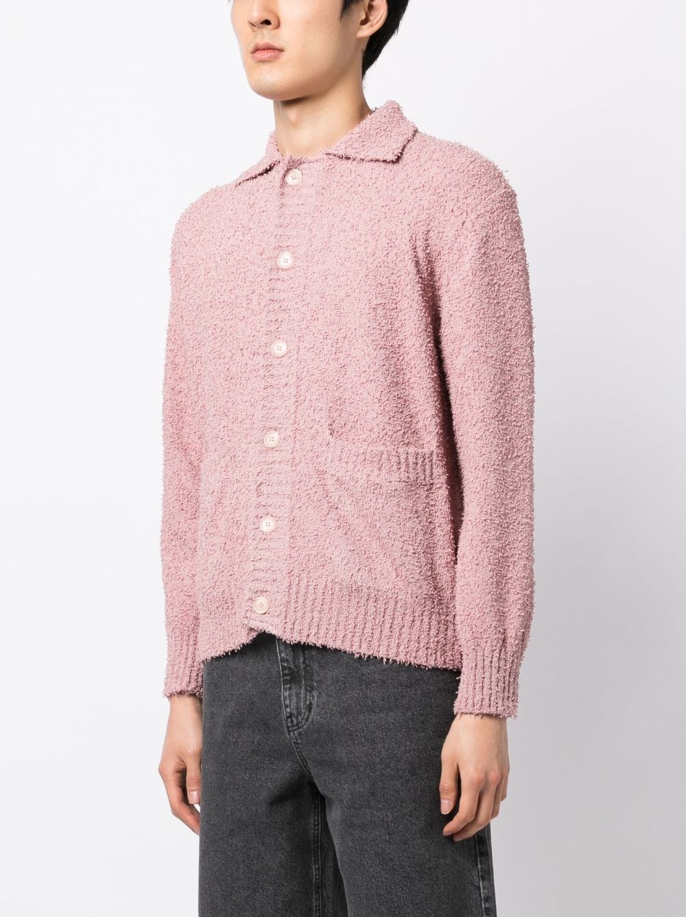 long-sleeve knitted cardigan - 3