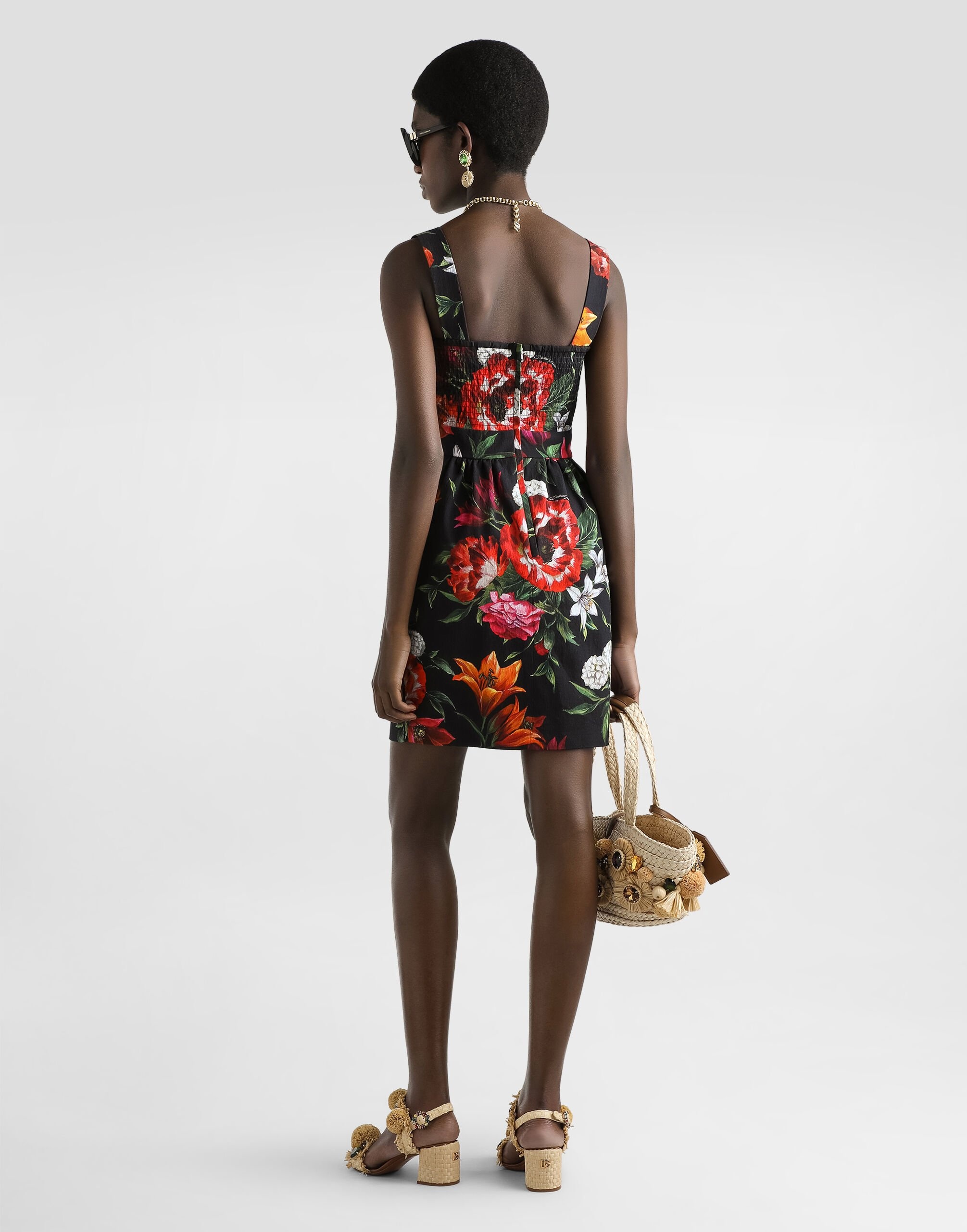 Flower-print dress - 3