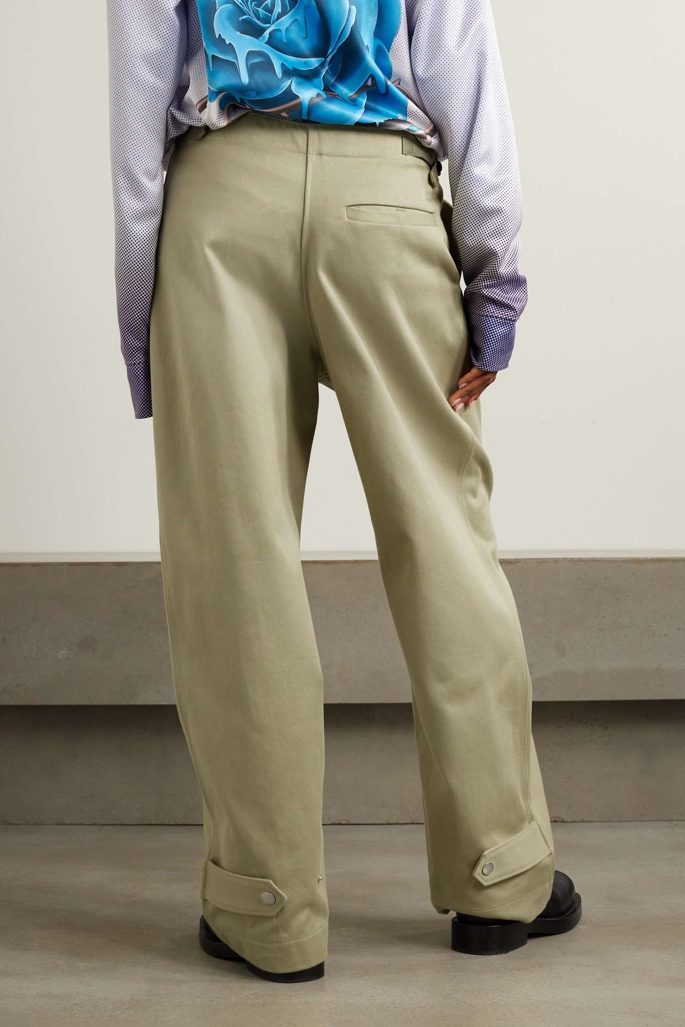 Cotton tapered pants - 3