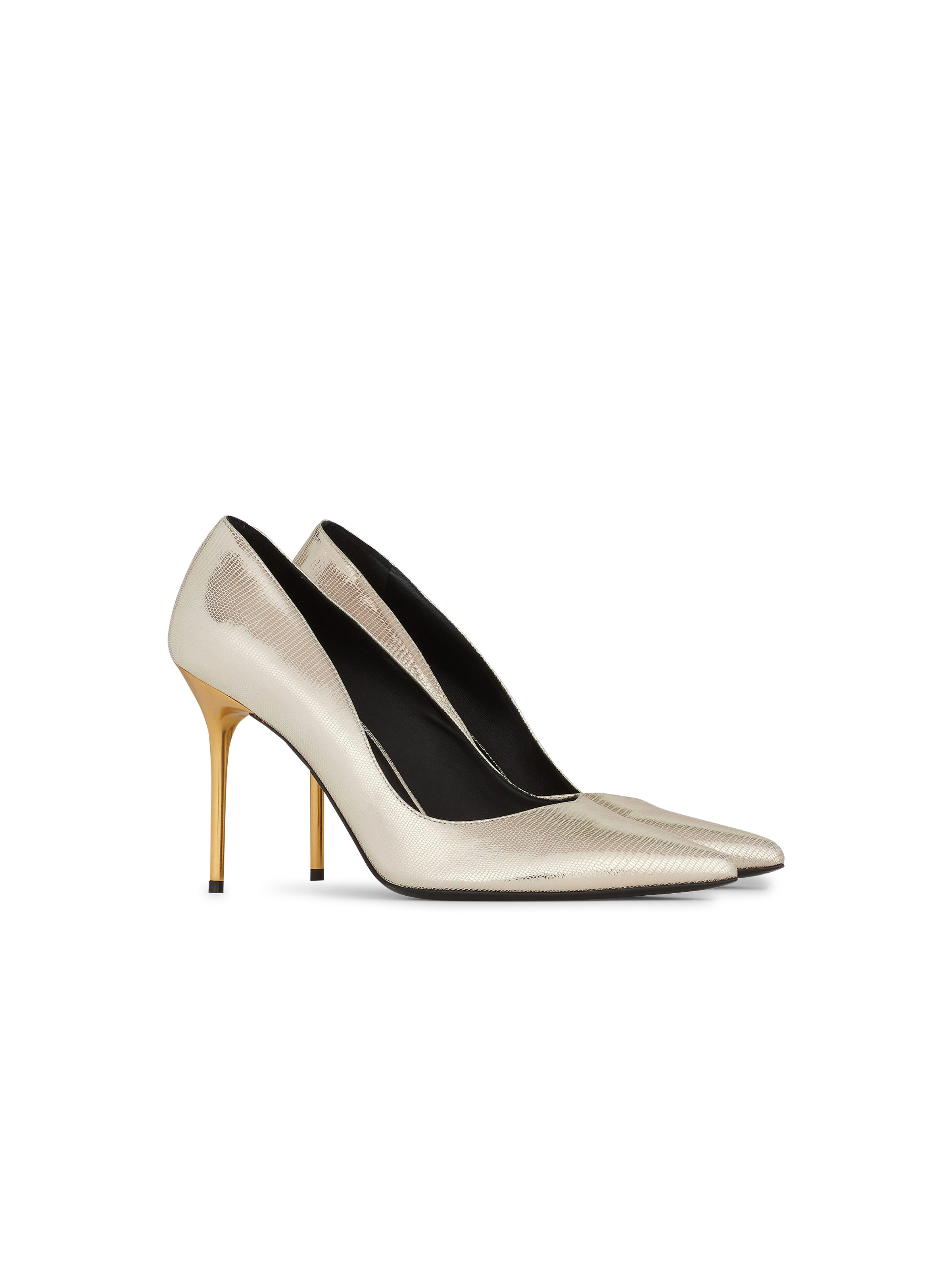 Reptile-effect leather Ruby pumps - 2
