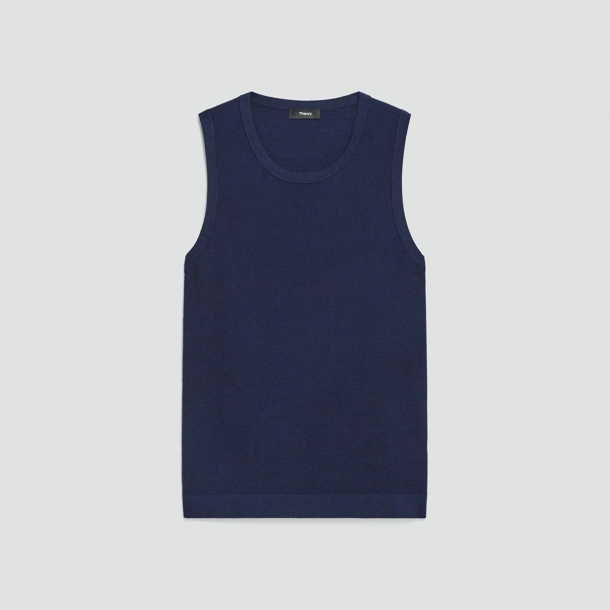 Textured Tank Top in Silk-Cotton - 1