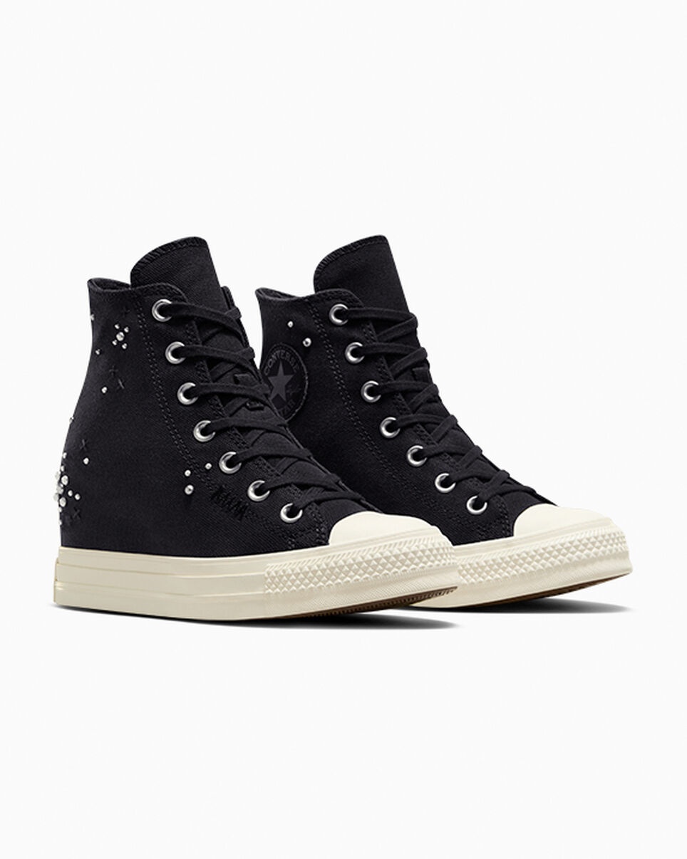 Chuck Taylor All Star Wedge Platform Pearls & Studs - 5