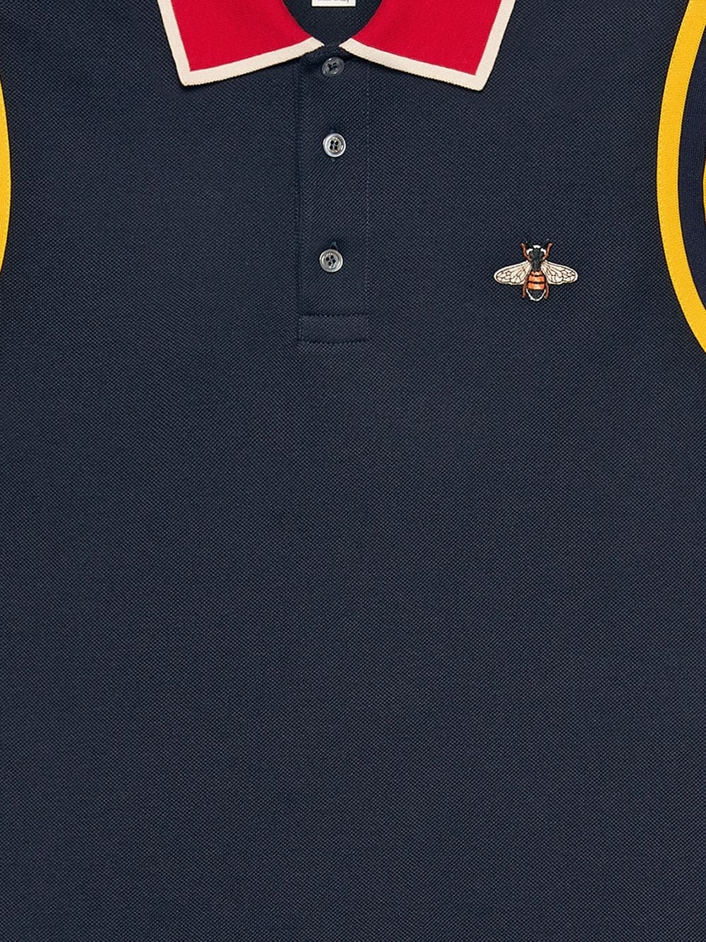 Cotton polo with bee - 5