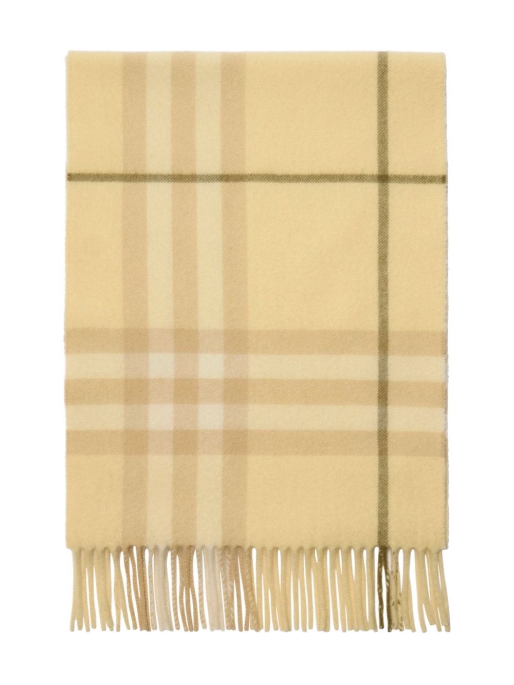 checked cashmere scarf - 2