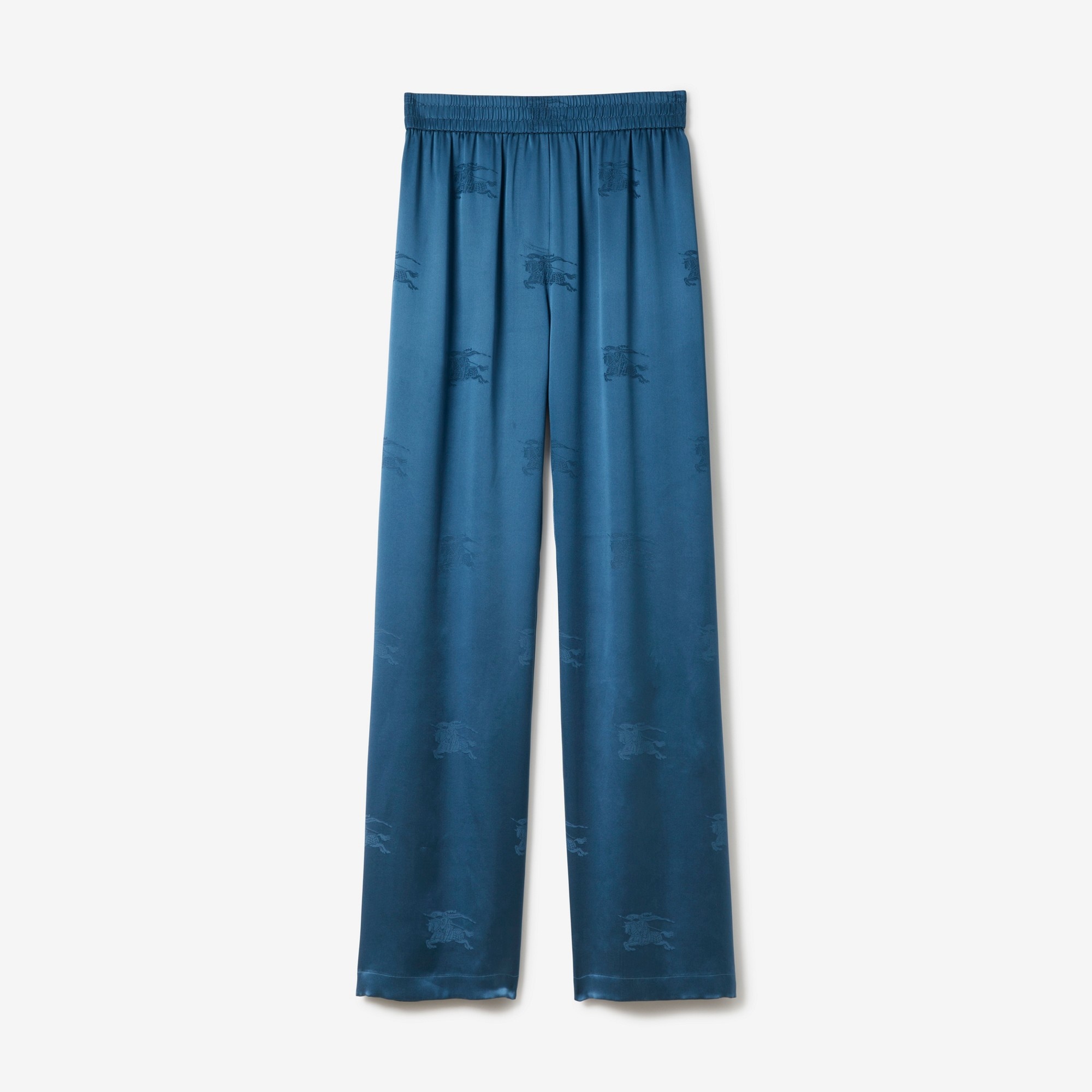 EKD Silk Jacquard Wide-leg Trousers - 1