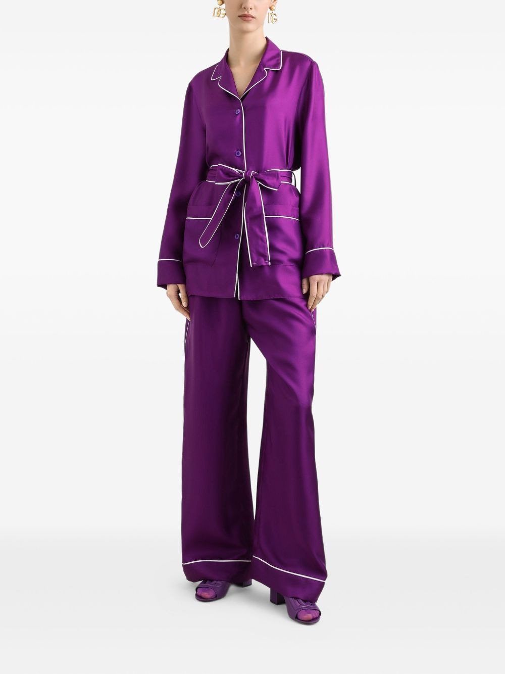 silk trousers - 2