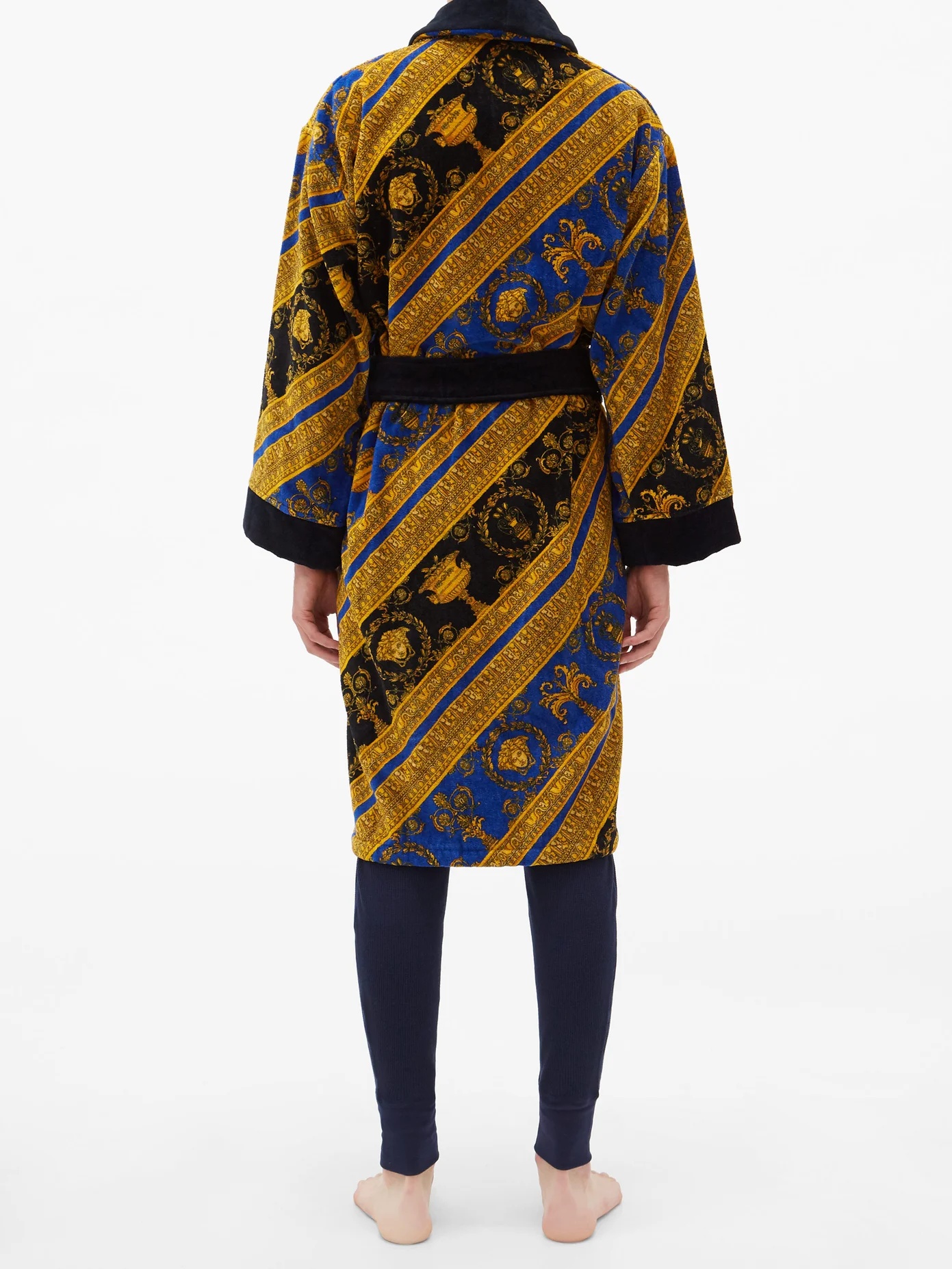 I Love Baroque printed cotton bathrobe - 5