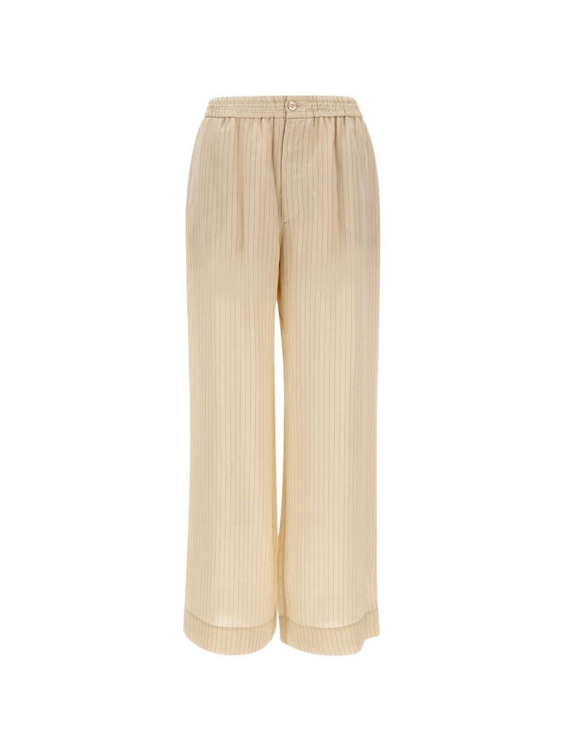 pinstripe elasticated trousers 1