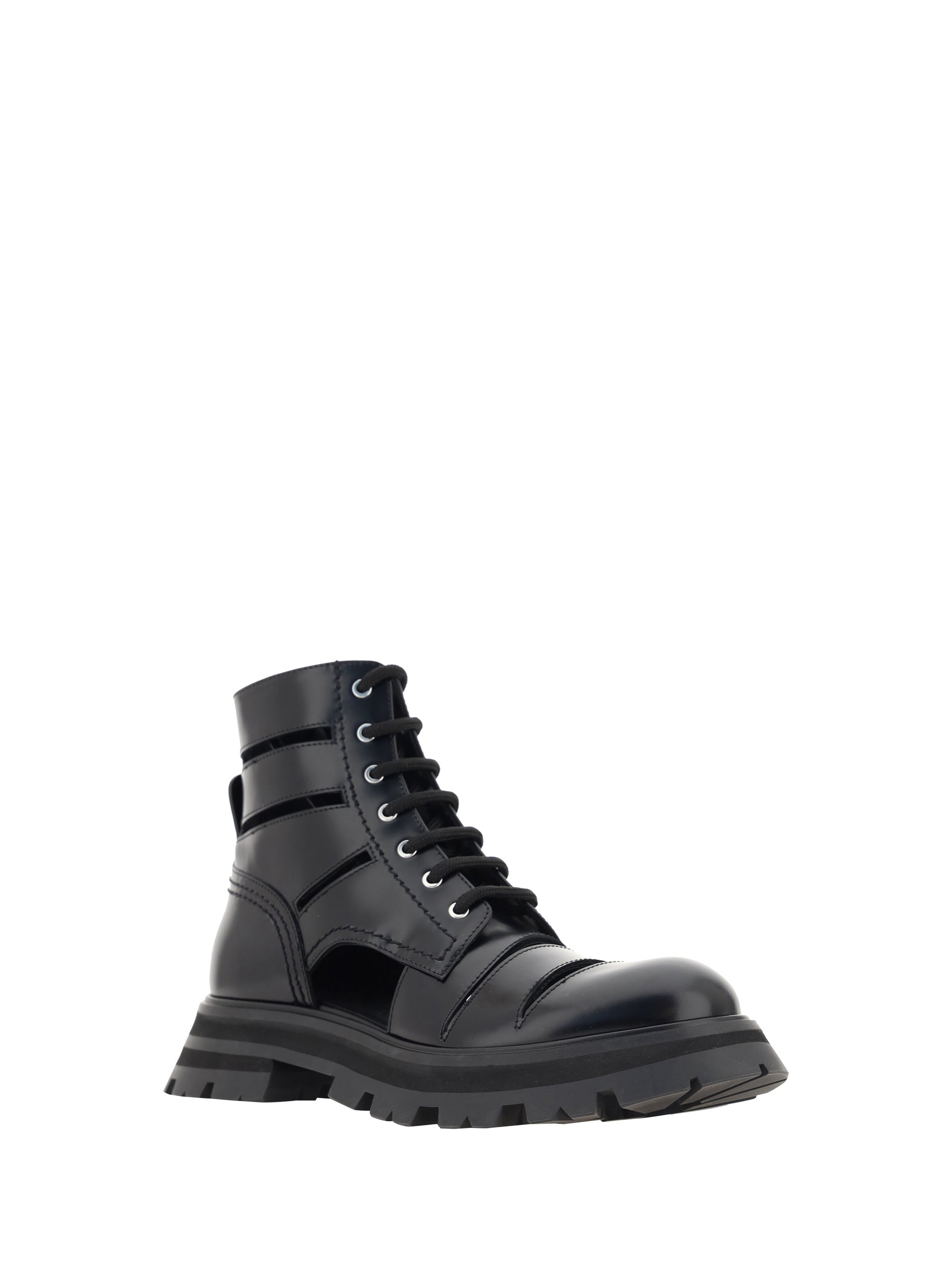 Alexander Mcqueen Women Wander Combat Boots - 2