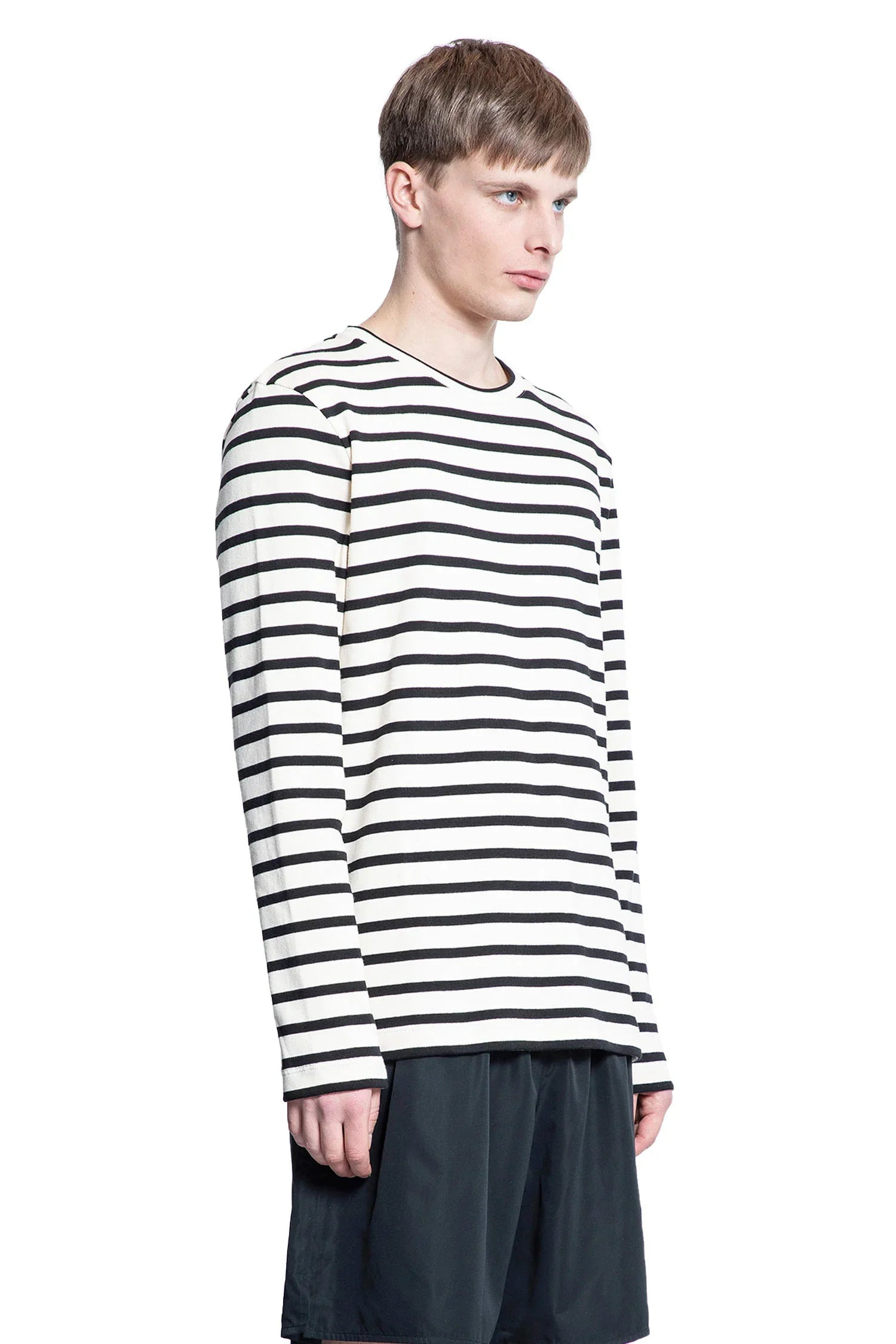 Cotton-Jersey-Stripe-Long-Sleeve-T-Shirt - 2