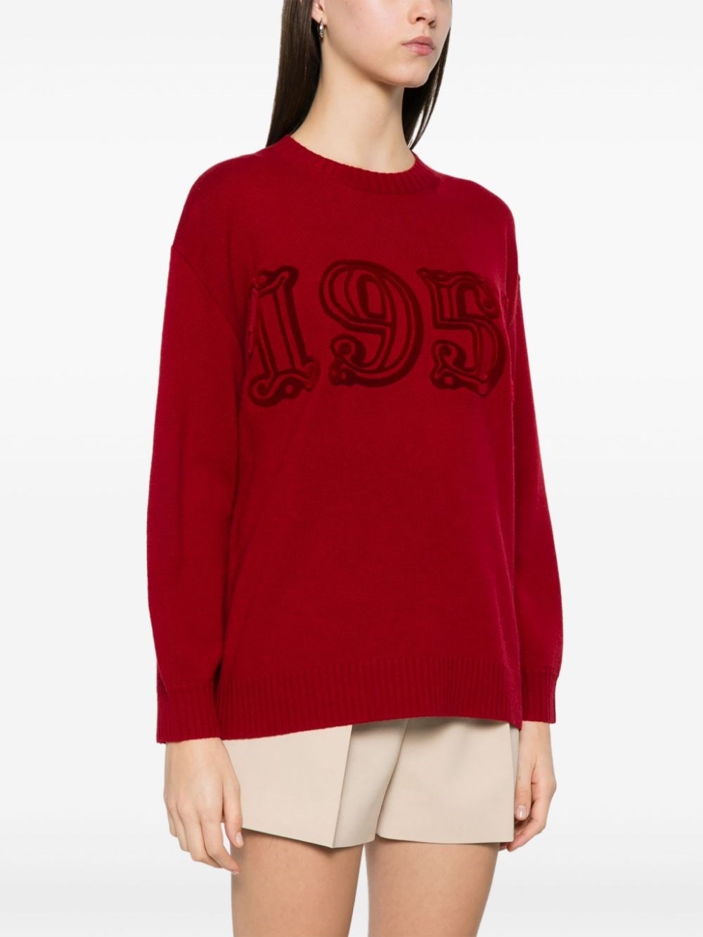 Logo wool and cashmere jumper - 5
