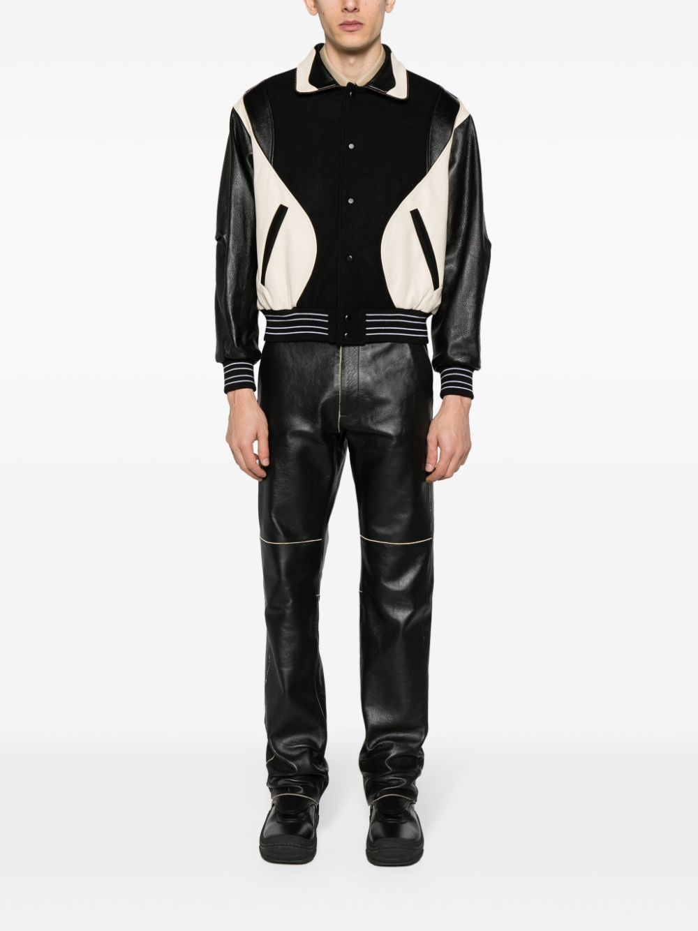 Robyn panelled bomber jacket - 2