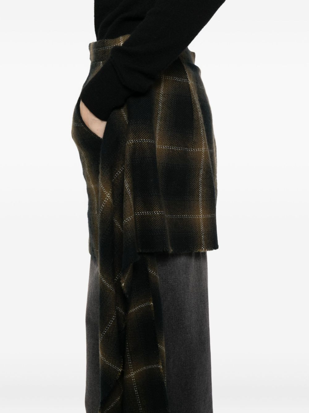 checked skirt - 5